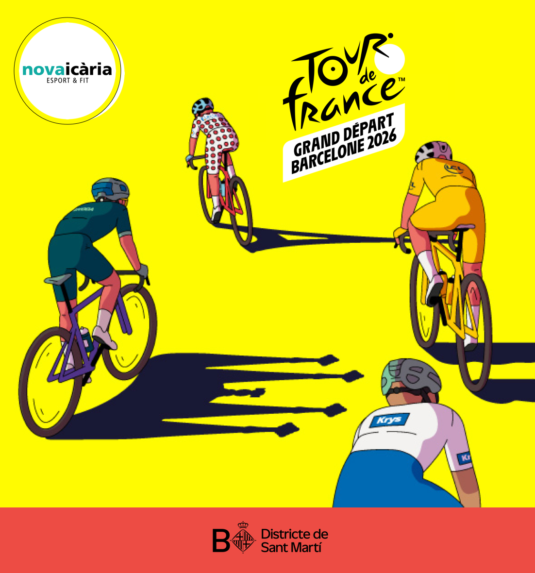 Festa del Tour Barcelona 2026 a Nova Icària