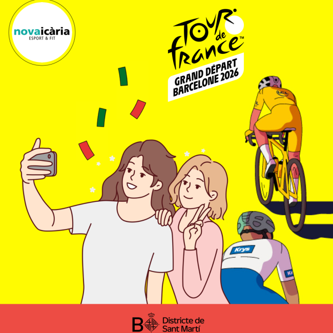 Festa del Tour Barcelona 2026 a Nova Icària