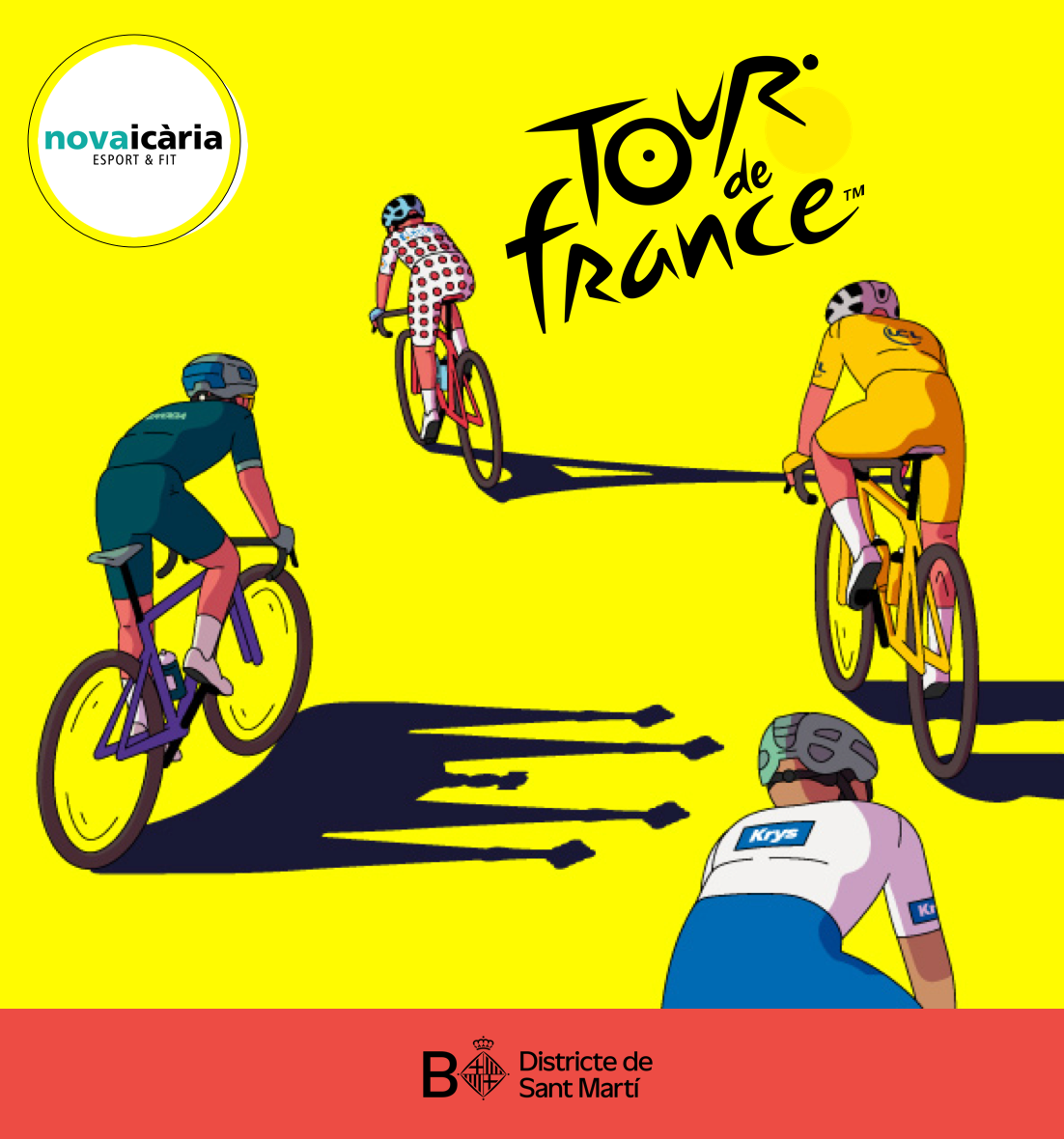 Festa del Tour Barcelona 2026 a Nova Icària