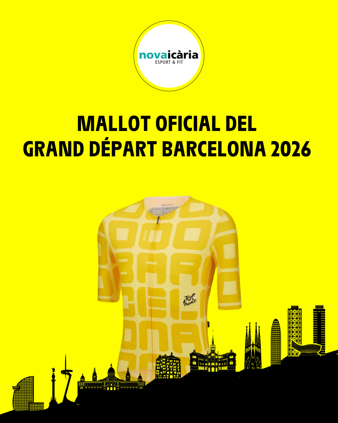 Festa del Tour Barcelona 2026 a Nova Icària